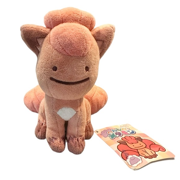 Pokemon Center Original Plush Vulpine Ditto Transformation NWT - Picture 1 of 16